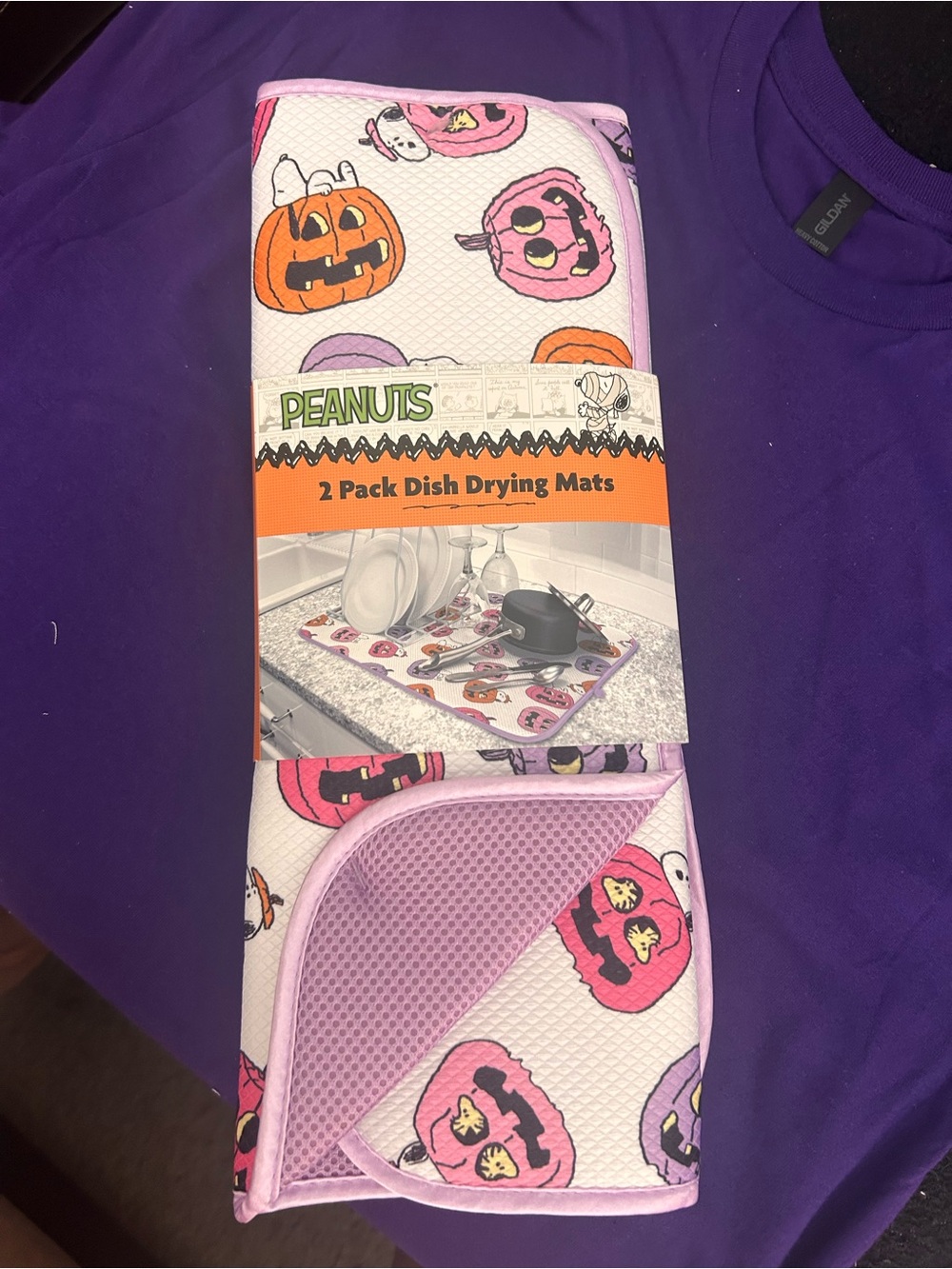 Peanuts Halloween Dish Drying Mats